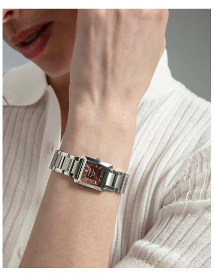 Reloj Viceroy 41162-77 Mujer Plateado Esfera Roja | Joyería Parejo