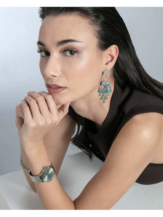Reloj Viceroy 401344-67 Mujer Esfera Verde y Malla | Joyería Parejo