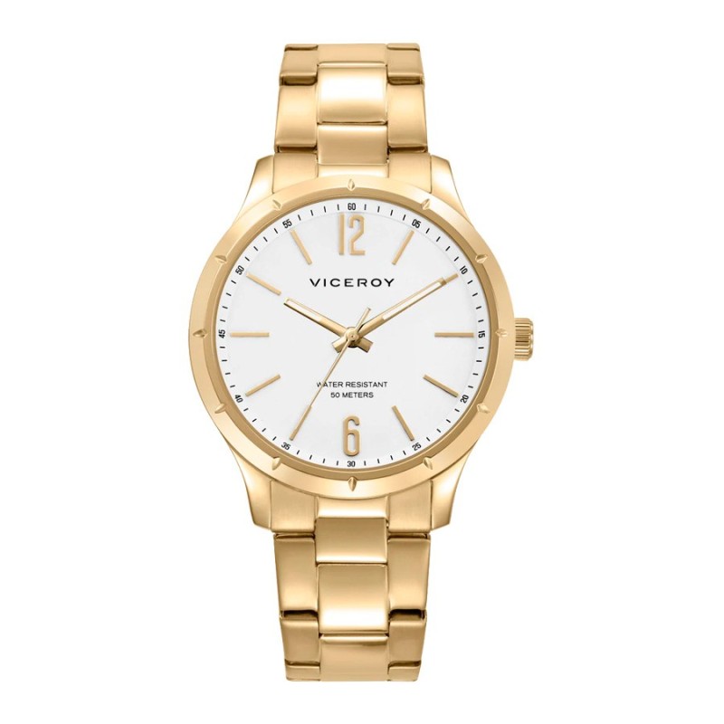 Reloj Viceroy Hombre 401493-05 IP Dorado - Blanco | Joyería Parejo