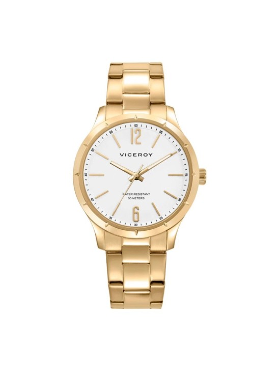 Reloj Viceroy Hombre 401493-05 IP Dorado - Blanco | Joyería Parejo