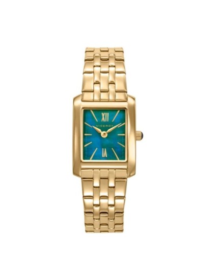 Reloj Viceroy Mujer 41164-63 Dorado Esfera Verde | Joyería Parejo