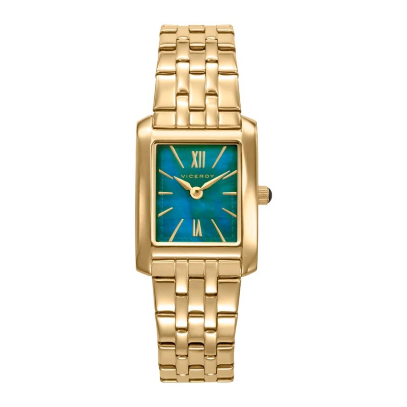 Reloj Viceroy Mujer 41164-63 Dorado Esfera Verde | Joyería Parejo