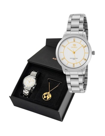 Reloj Marea B41277/11 Mujer + Collar Mapamundi | Joyería Parejo