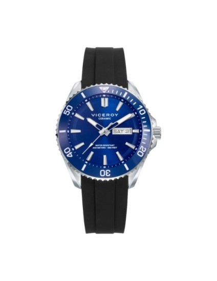 Reloj Viceroy Hombre 41173-37 Bisel Cerámico Azul | Joyería Parejo