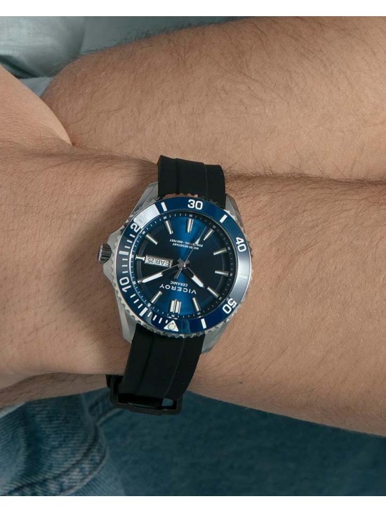 Viceroy Men's Watch 41173-37 Blue Ceramic Bezel | Joyería Parejo