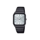 Reloj Casio Unisex MTP-B185B-7AV Negro con Esfera Plateada