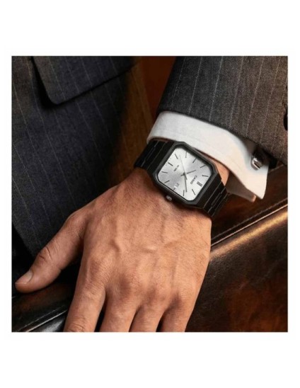 Reloj Casio Unisex MTP-B185B-7AV Acero Negro | Joyería Parejo