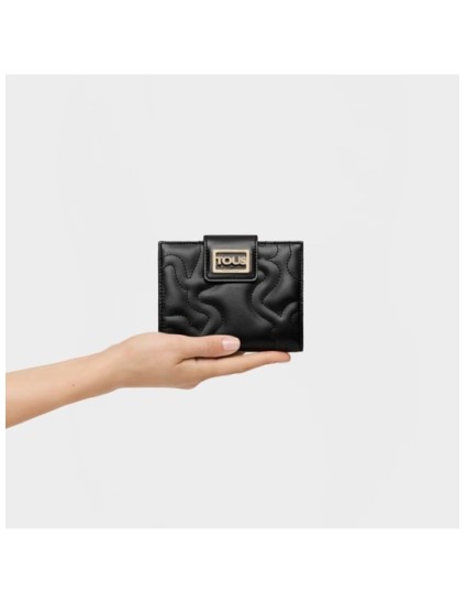 Billetera Mediana Tous Kaos Dream Negra 2001578451 | Joyería Parejo