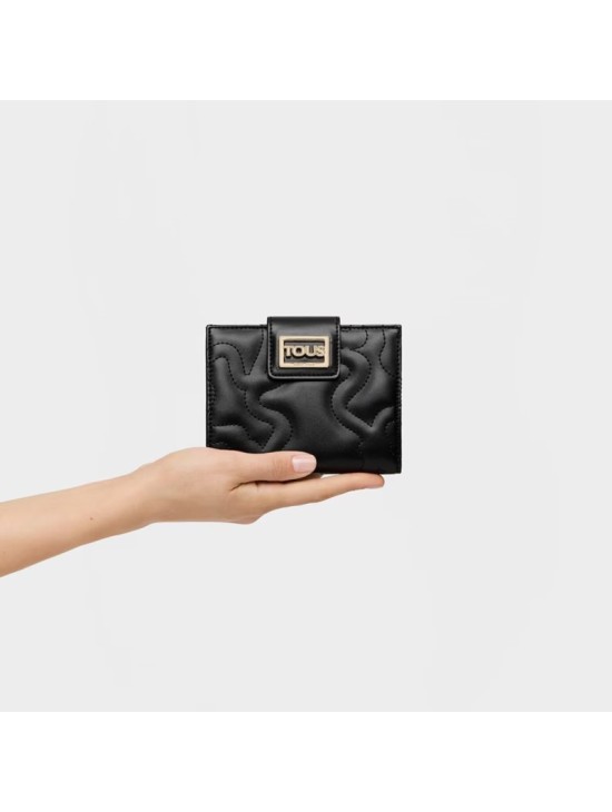 Billetera Mediana Tous Kaos Dream Negra 2001578451 | Joyería Parejo