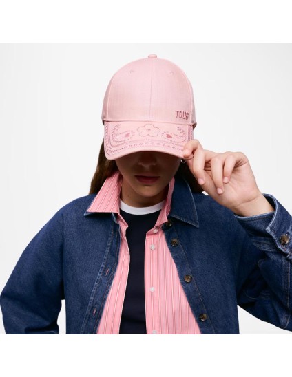 Gorra Tous Motifs Rosa Bordado Paisley | Joyería Parejo