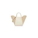Capazo Pequeño Tous Tulip Rafia Beige 2002438901