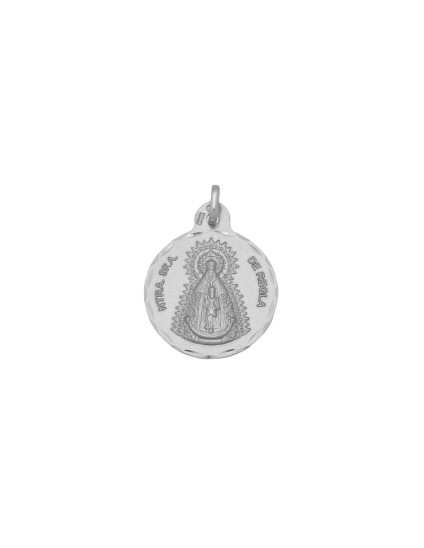 Medalla Virgen de Regla 21 mm Plata de Ley | Joyería Parejo