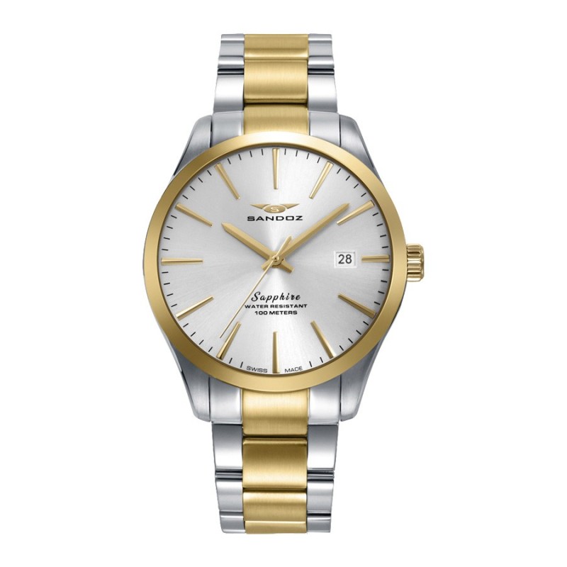 Sandoz Men's Watch 83023-87 Swiss Made Steel | Joyería Parejo