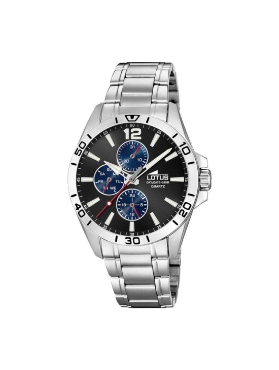 Lotus Men's Watch 18812/2 Black Multifunction Dial | Parejo Jewelry