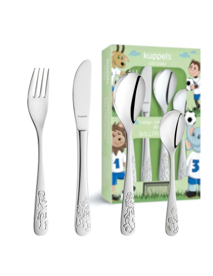 Estuche 4 Cubiertos Football Friends | Joyería Parejo