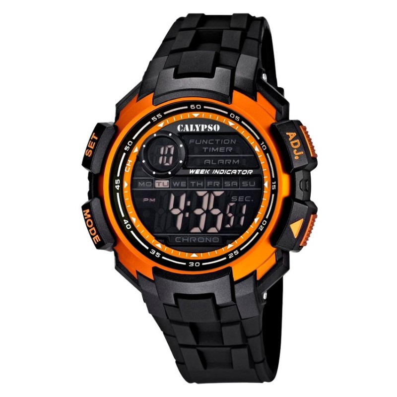 Reloj Calypso Hombre Digital K5595/4 Negro | Joyería Parejo