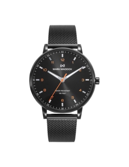 Reloj Mark Maddox Hombre HM1014-54 Negro Malla | Joyería Parejo