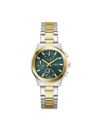 Reloj Guess Mujer GW1031L6 Birdie Bicolor Verde | Joyería Parejo