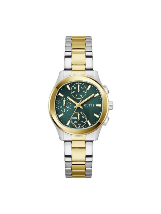 Reloj Guess Mujer GW1031L6 Birdie Bicolor Verde | Joyería Parejo