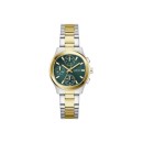 Reloj Guess Mujer GW1031L6 Birdie Bicolor Esfera Verde