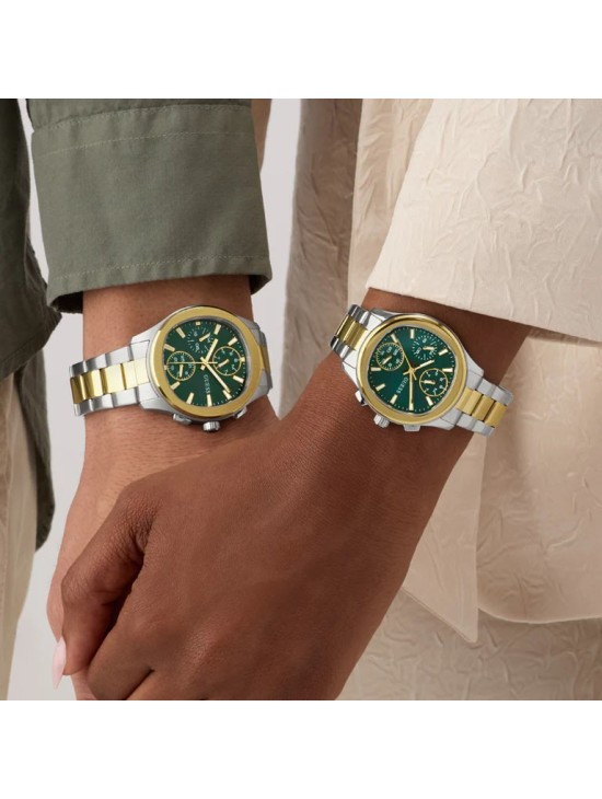 Reloj Guess Mujer GW1031L6 Birdie Bicolor Verde | Joyería Parejo