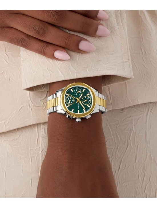 Reloj Guess Mujer GW1031L6 Birdie Bicolor Verde | Joyería Parejo