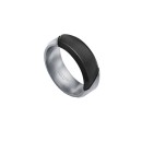 Anillo Viceroy Fashion Hombre 15182A02410 Acero y Negro Mate