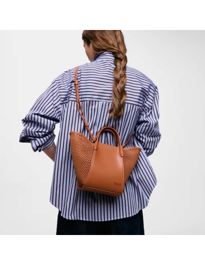 Capazo Pequeño Tous Tulip Cutout Camel 2002438943 | Joyería Parejo