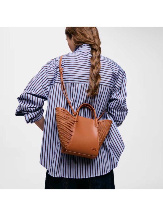 Capazo Pequeño Tous Tulip Cutout Camel 2002438943 | Joyería Parejo