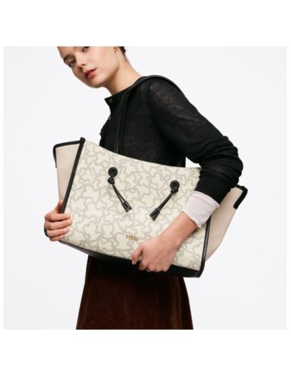 Shopper Grande Tous Kaos Icon Beige 2002436901 | Joyería Parejo