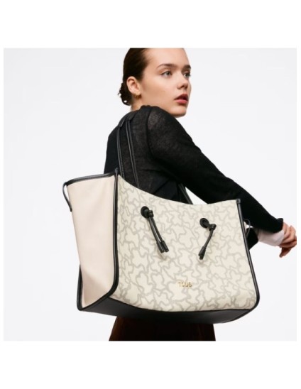 Shopper Grande Tous Kaos Icon Beige 2002436901 | Joyería Parejo