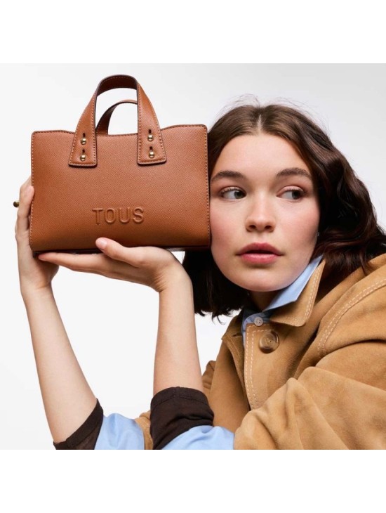 Bolso Bowling Tous Back to Basics Camel 2002373346 | Joyería Parejo