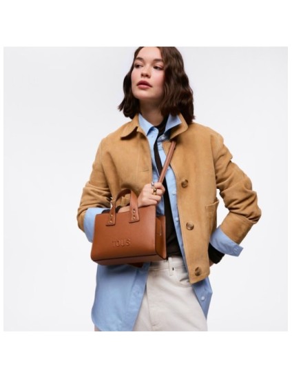 Bolso Bowling Tous Back to Basics Camel 2002373346 | Joyería Parejo