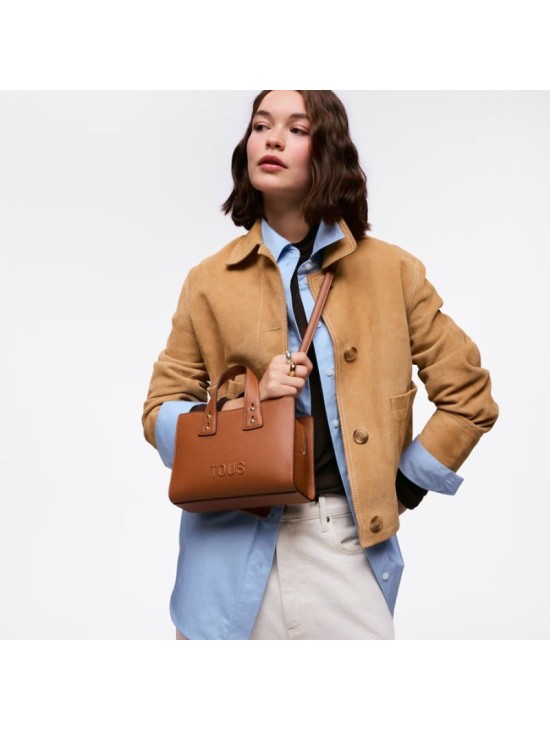Bolso Bowling Tous Back to Basics Camel 2002373346 | Joyería Parejo