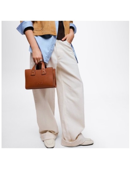 Bolso Bowling Tous Back to Basics Camel 2002373346 | Joyería Parejo