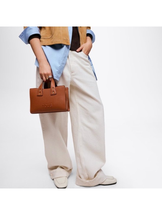 Bolso Bowling Tous Back to Basics Camel 2002373346 | Joyería Parejo
