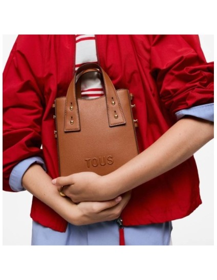 Mini Bolso Tous Back to Basics Camel 2002373745 | Joyería Parejo
