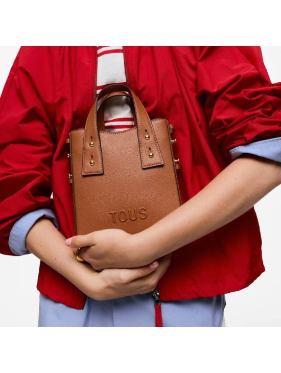 Mini Bolso Tous Back to Basics Camel 2002373745 | Joyería Parejo