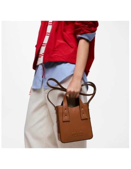 Mini Bolso Tous Back to Basics Camel 2002373745 | Joyería Parejo