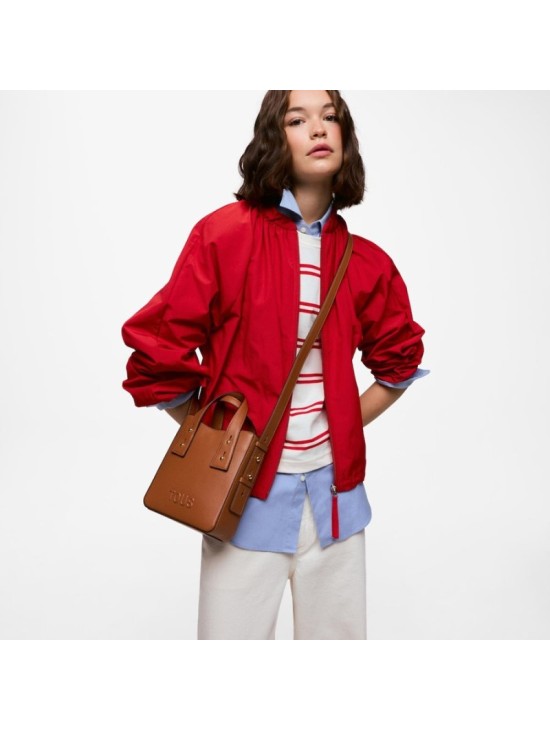 Mini Bolso Tous Back to Basics Camel 2002373745 | Joyería Parejo