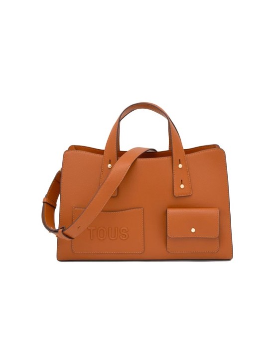 Bolso Bowling Tous Back to Basics Camel 2002437844 | Joyería Parejo