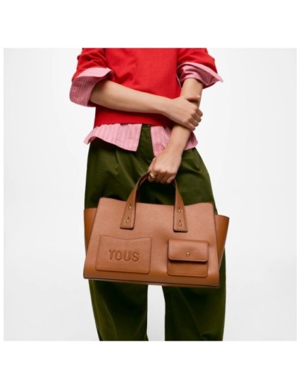 Bolso Bowling Tous Back to Basics Camel 2002437844 | Joyería Parejo