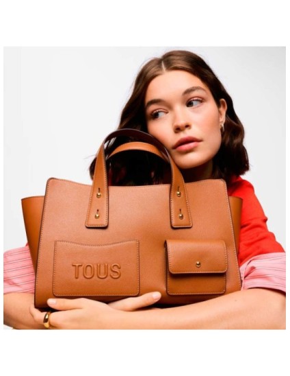 Bolso Bowling Tous Back to Basics Camel 2002437844 | Joyería Parejo
