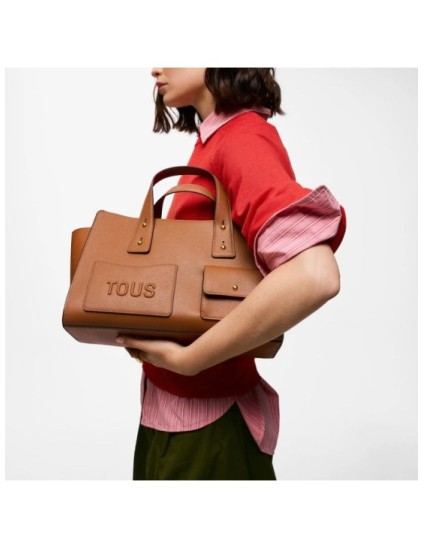 Bolso Bowling Tous Back to Basics Camel 2002437844 | Joyería Parejo