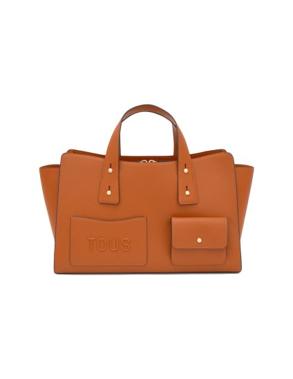 Bolso Bowling Tous Back to Basics Camel 2002437844 | Joyería Parejo
