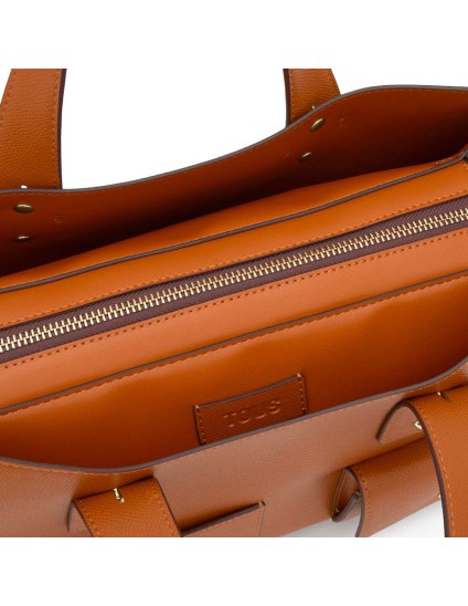 Bolso Bowling Tous Back to Basics Camel 2002437844 | Joyería Parejo
