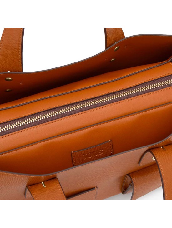 Bolso Bowling Tous Back to Basics Camel 2002437844 | Joyería Parejo