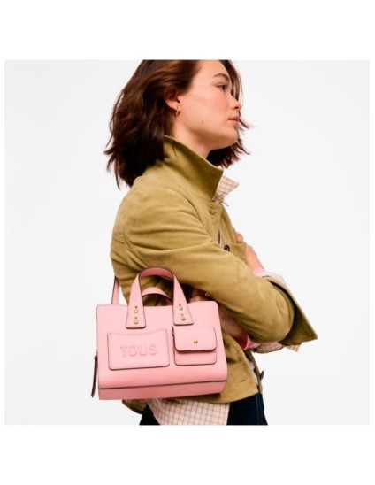 Bolso Bowling Tous Back to Basics Rosa 2002373315 | Joyería Parejo