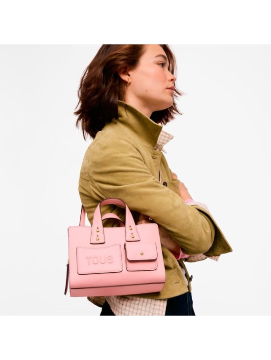 Bolso Bowling Tous Back to Basics Rosa 2002373315 | Joyería Parejo