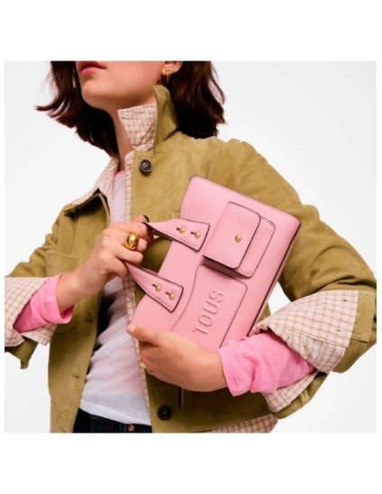 Bolso Bowling Tous Back to Basics Rosa 2002373315 | Joyería Parejo